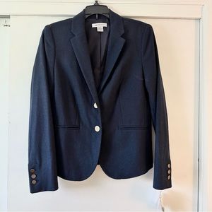 NWT Liz Claiborne Navy Wool Blazer